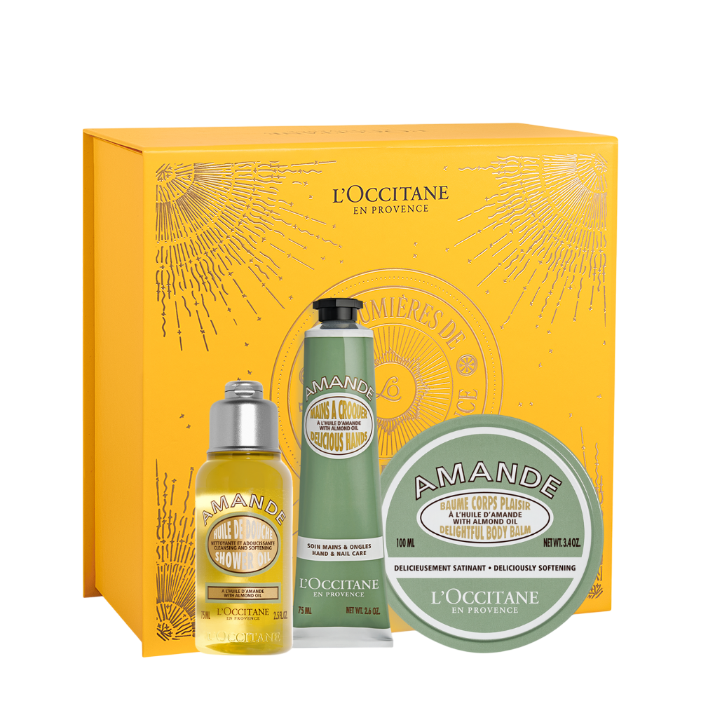 Presente Amêndoa: Óleo de Banho e Creme Hidratante Corpo e Mãos, , large image number 0